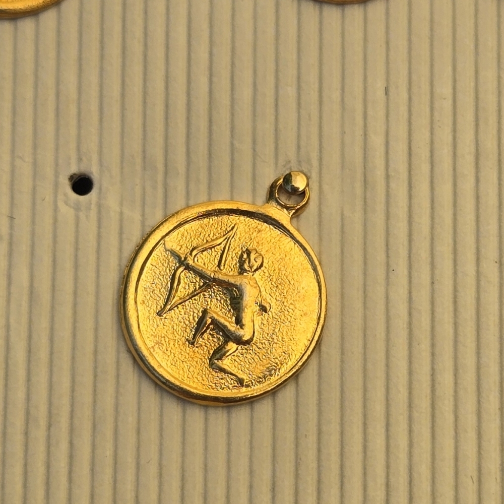 Gold Zodiac Pendant Necklace You Choose 1 - Picture 9 of 12